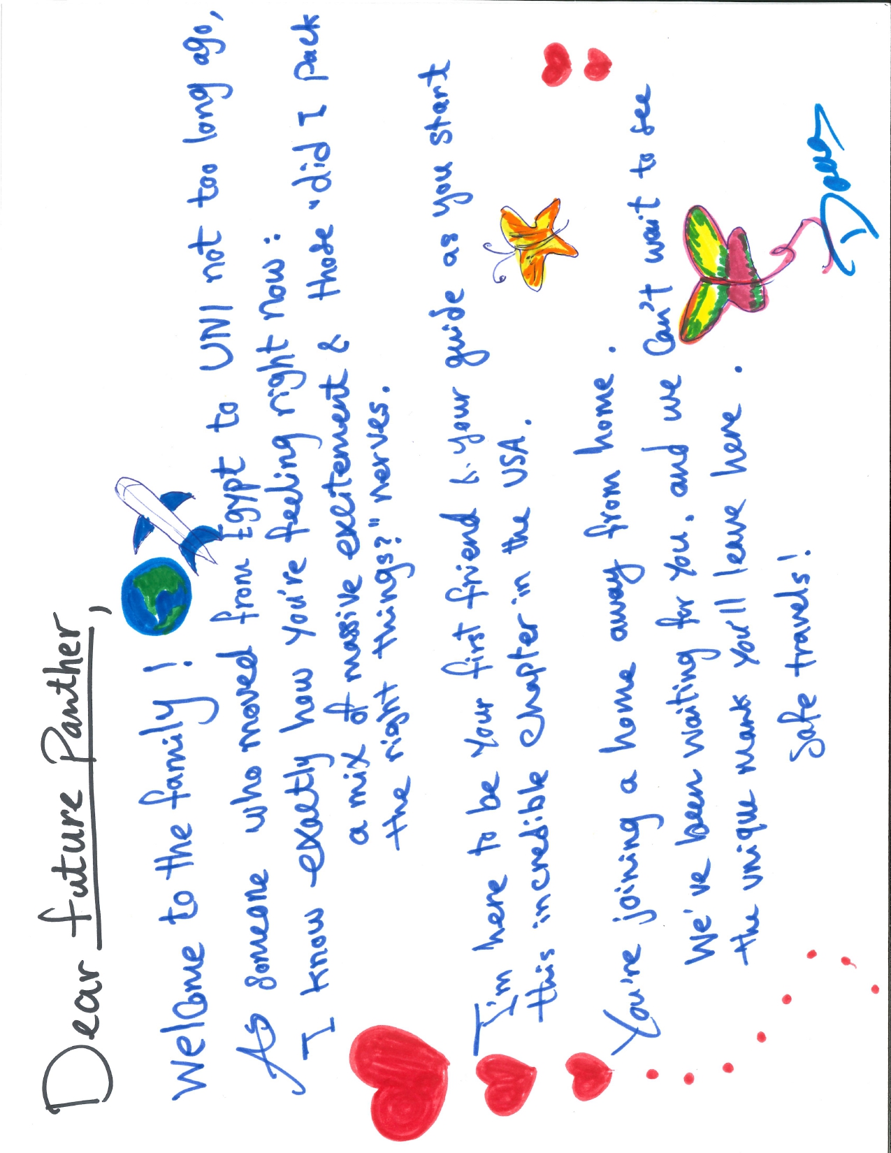 Doaa's letter to future students