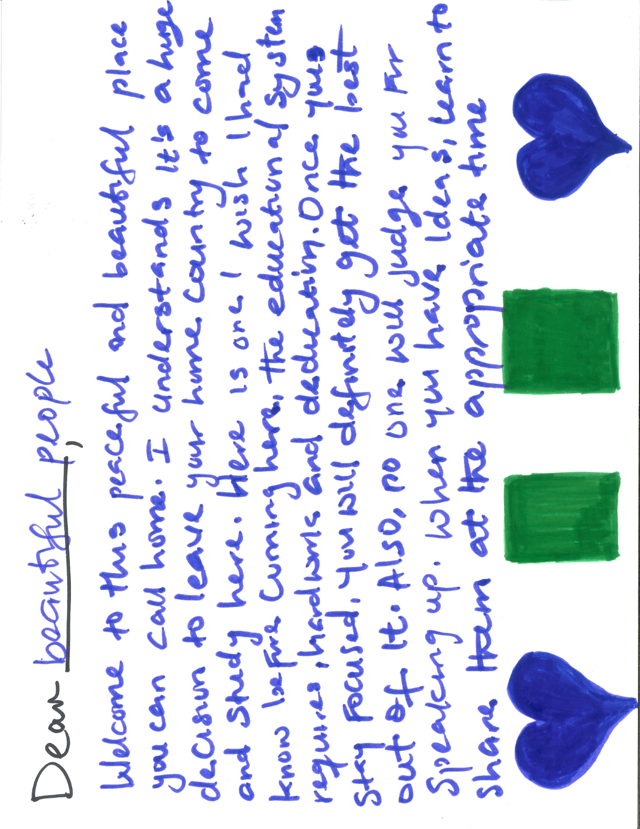 Wemimo letter to future students