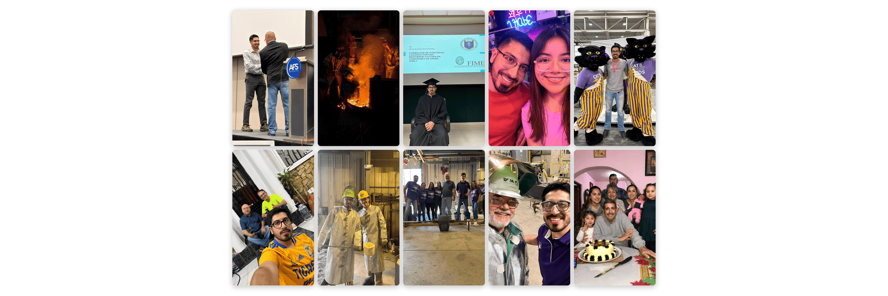 A grid view of Mario's pictures