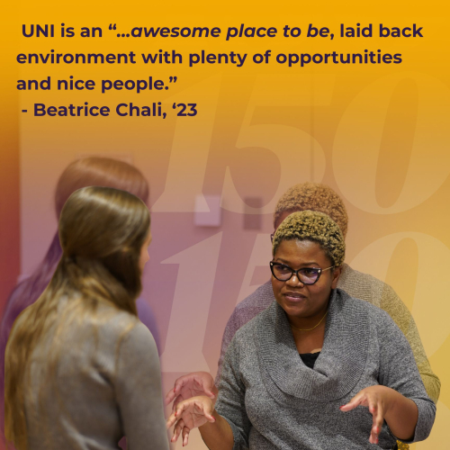 Alumni Beatrice Chali at Taste of Culture 