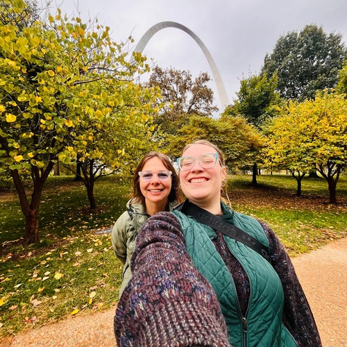 Taking in the sights of St.Louis in between sessions